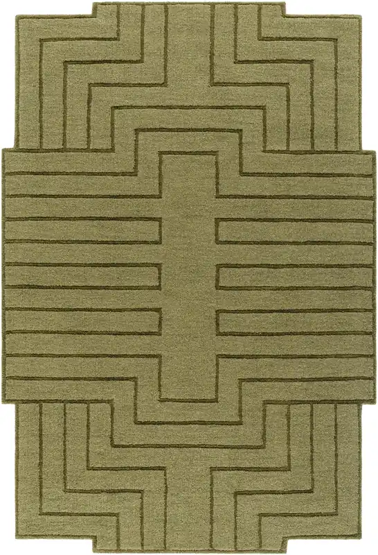 Surya Carpets Mystique Rug in Green - 8 x 10