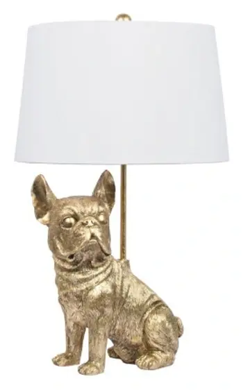 Ashley Wadeland French Bulldog Poly Table Lamp