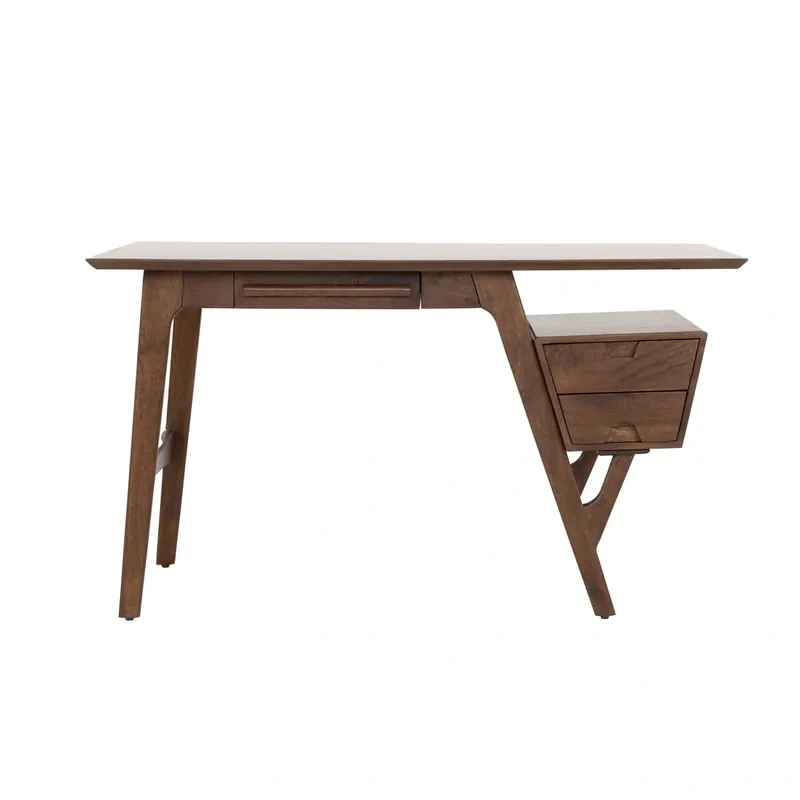 Jaipur Knoll Three-Drawer Desk