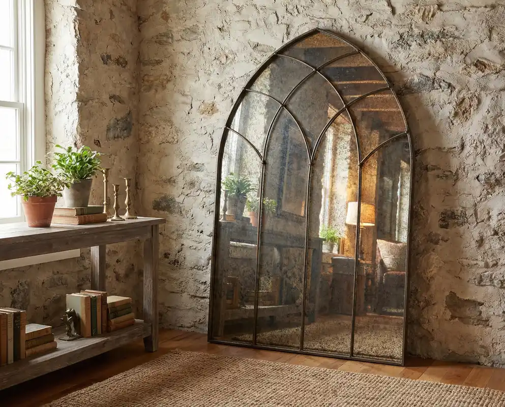Crestview Collection Carroll Arch Mirror - 60 x 40