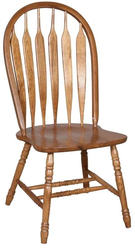 Intercon Classic Oak Detailed Arrow Back Dining Chair