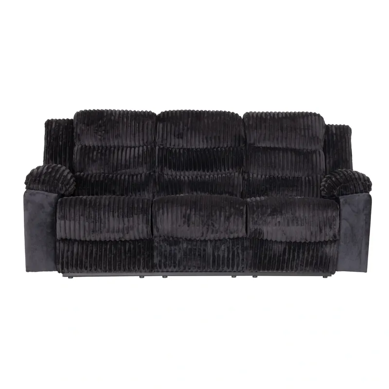 New Classic Willow Black Reclining Sofa