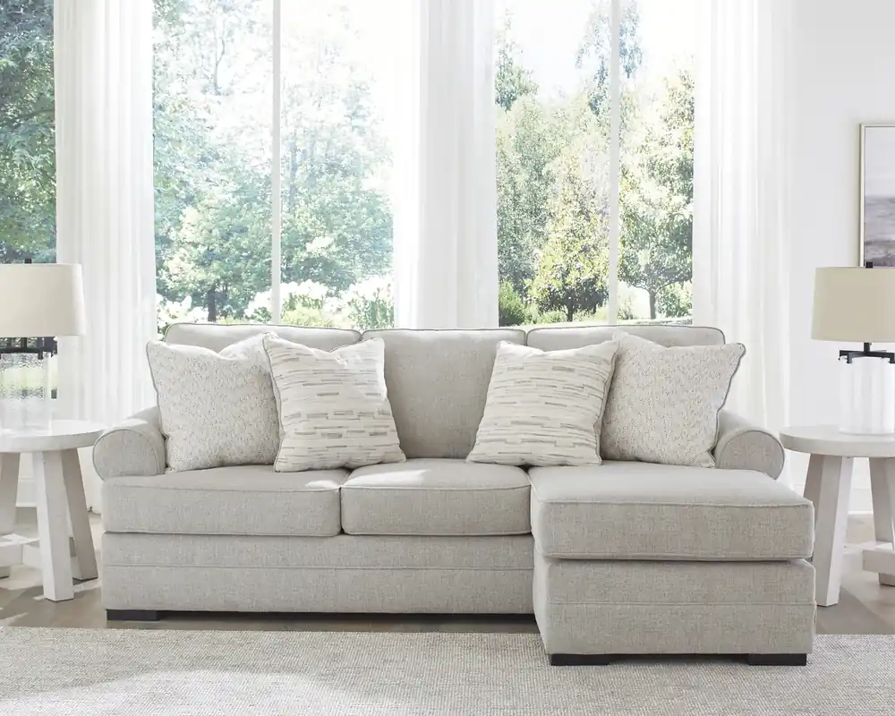 Ashley Eastonbridge Gray Sofa with Reversible Chaise