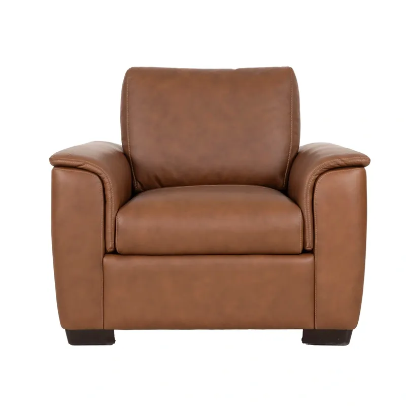 Flexsteel Henry Brown Leather Chair