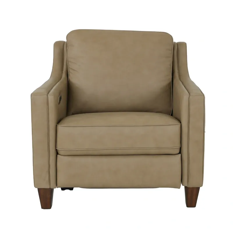 Flexsteel Finley Tan Leather Power Reclining Chair