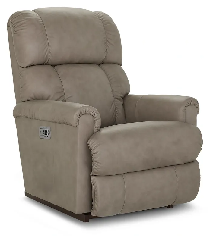 La-Z-Boy Pinnacle Stone Leather Power Rocker Recliner
