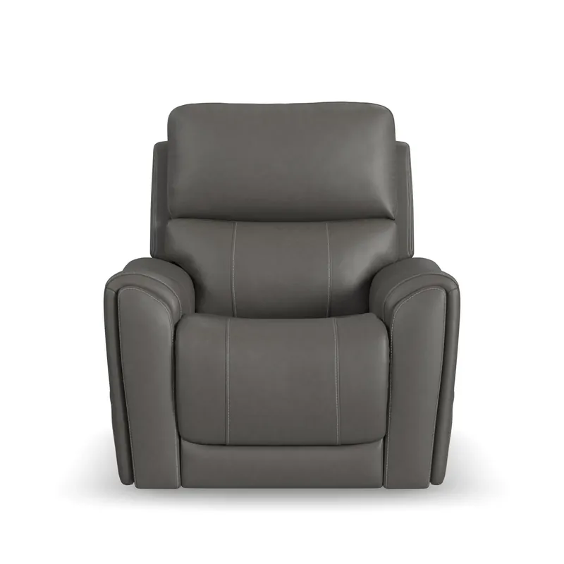 Flexsteel Carter Smoke Power Lift Recliner