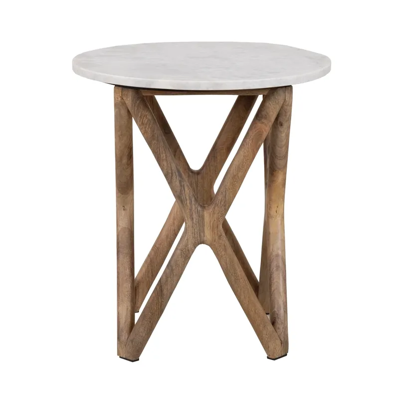 Steve Silver Wyman Marble Top End Table
