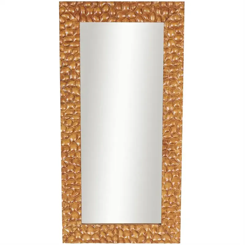 Deco Marché Concave Honeycomb 48-Inch Floor Mirror