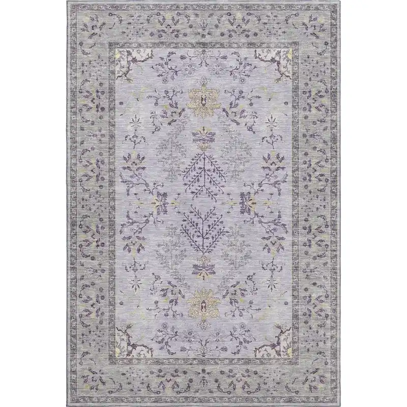 Dalyn Hatay Washable Rug in Lavender - 8 x 10