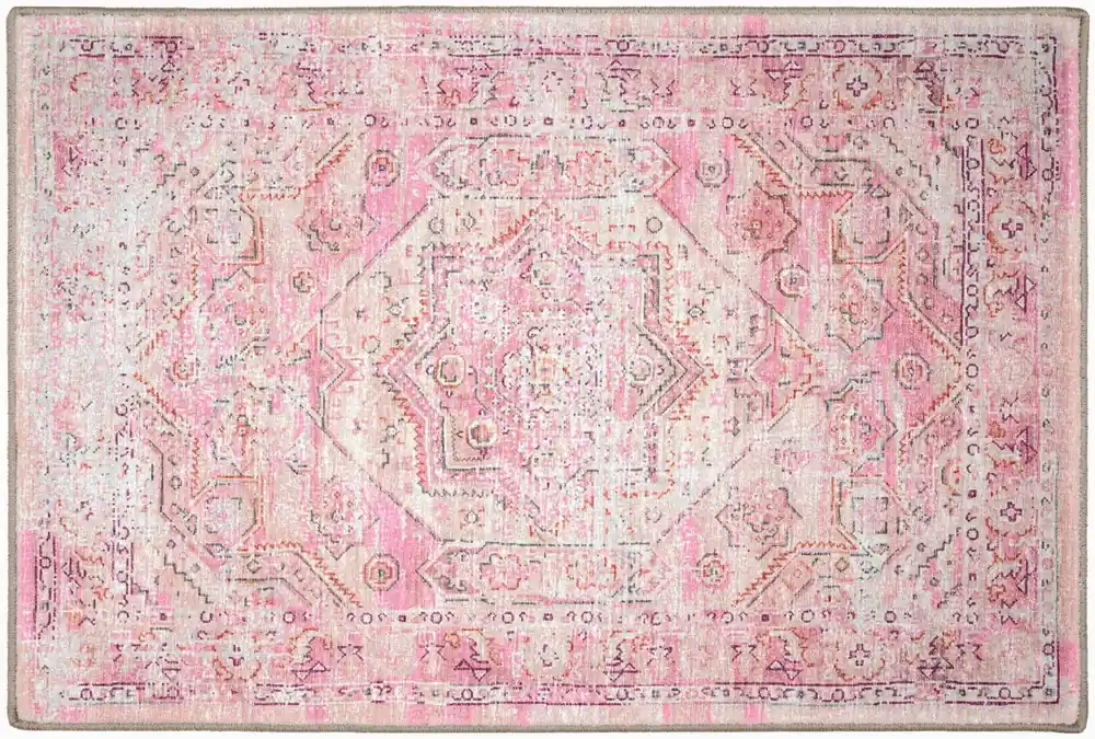 Dalyn Jericho Rug in Rose - 3 x 5