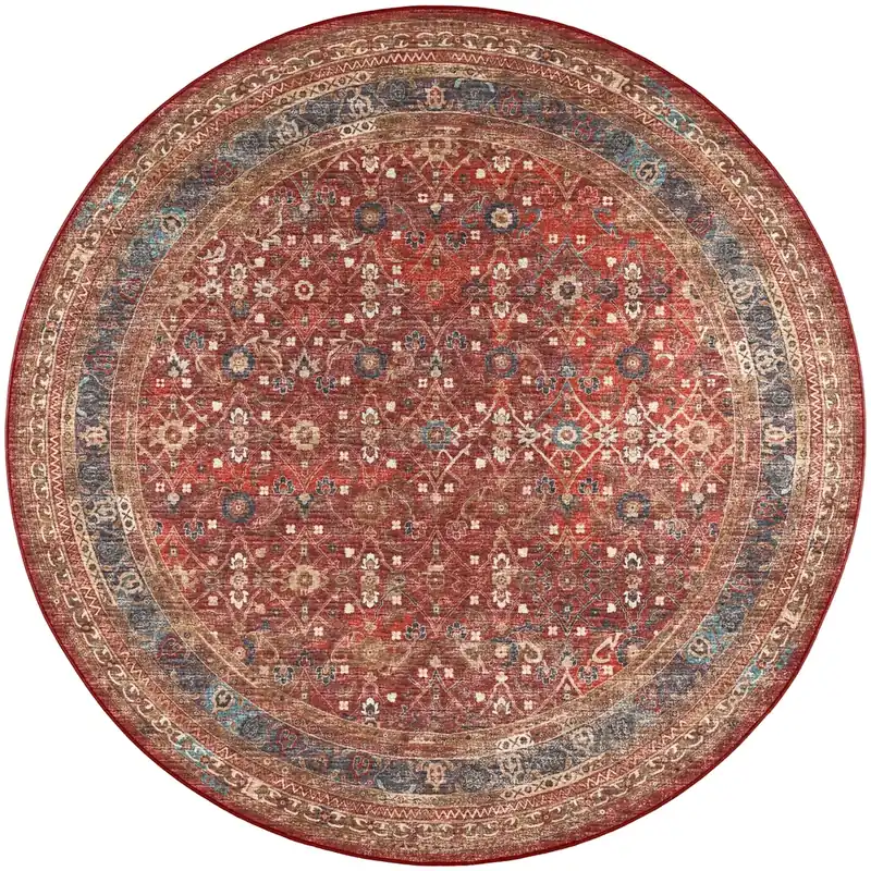 Dalyn Jericho Round Rug in Scarlett 8-Foot