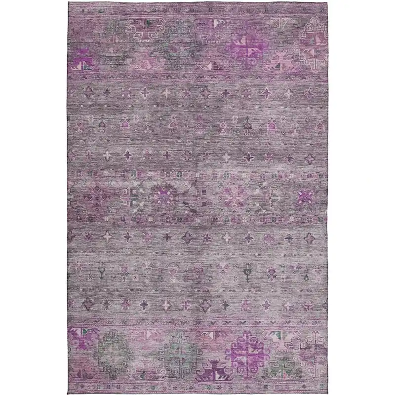 Dalyn Karaj Rug in Purple - 5 x 7.6