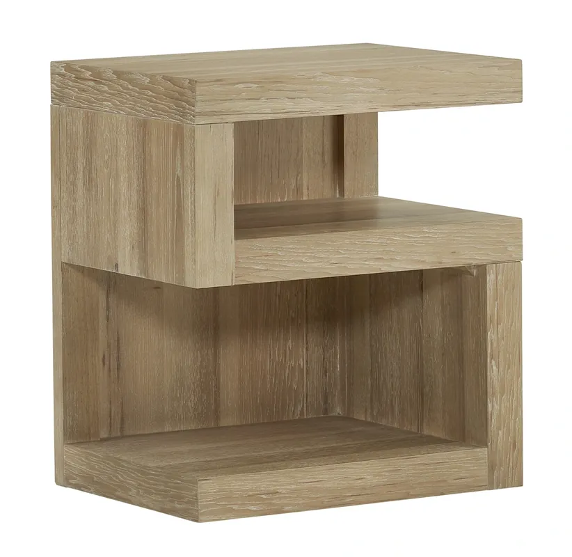 Aspen Modern Loft Khaki Nightstand