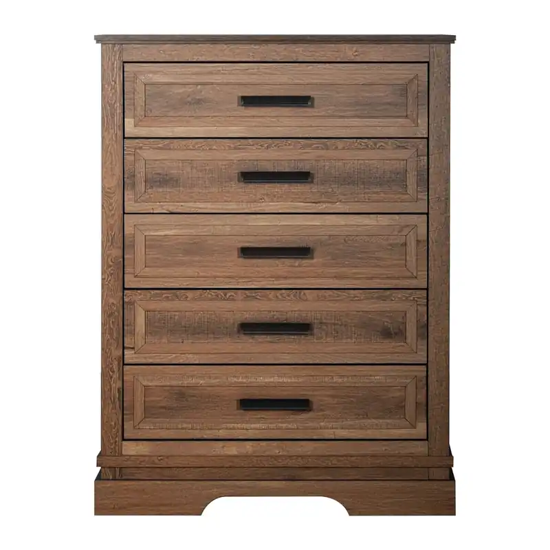 New Classic Coventry Hall Pecan 5-Drawer Chest