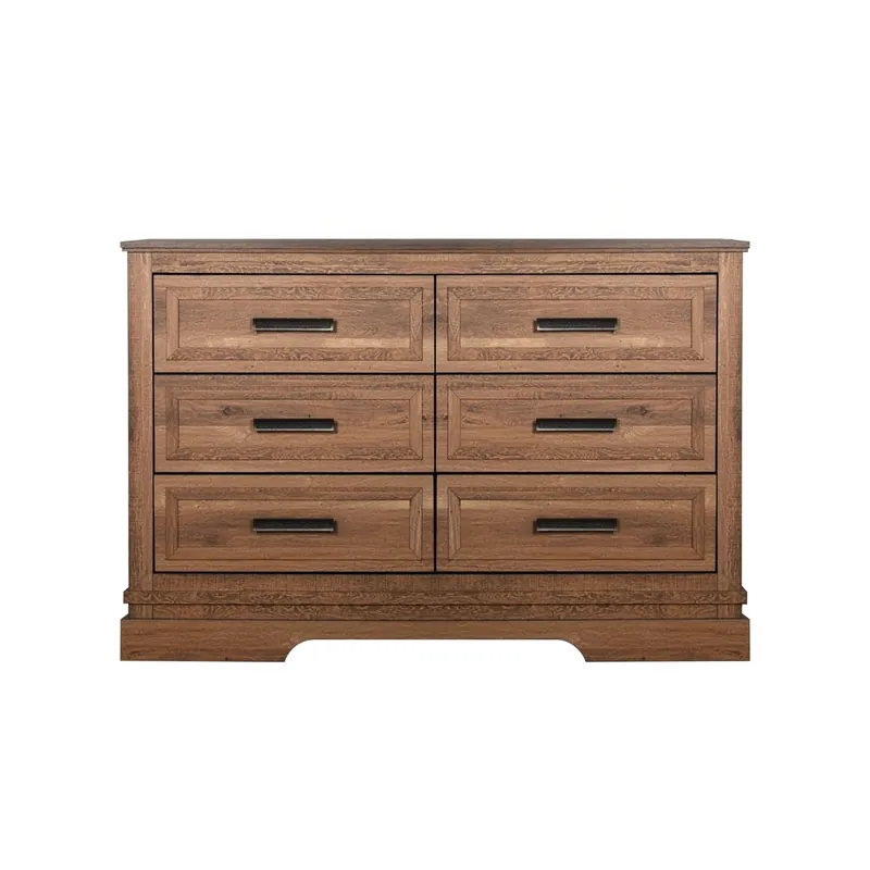 New Classic Coventry Hall Pecan 6-Drawer Dresser
