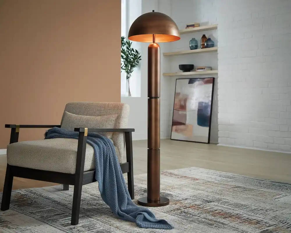 Ashley Wendfield Metal Floor Lamp