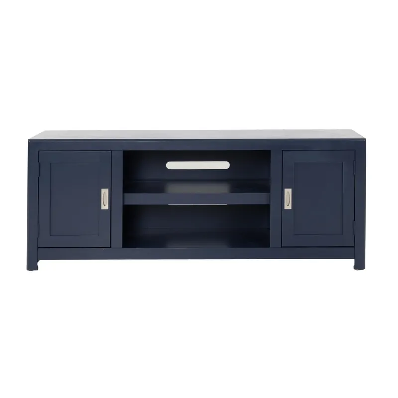 Fenix Furniture Del Rey Blue 2-Door Entertainment Console
