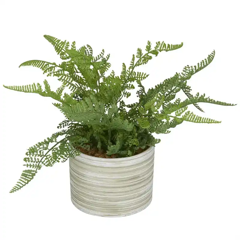 Deco Marché 11-Inch Faux Green Fern