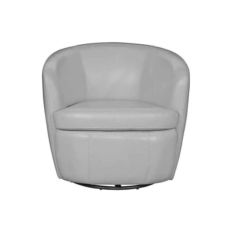 Parker House Barolo Ice Leather Swivel Club Chair