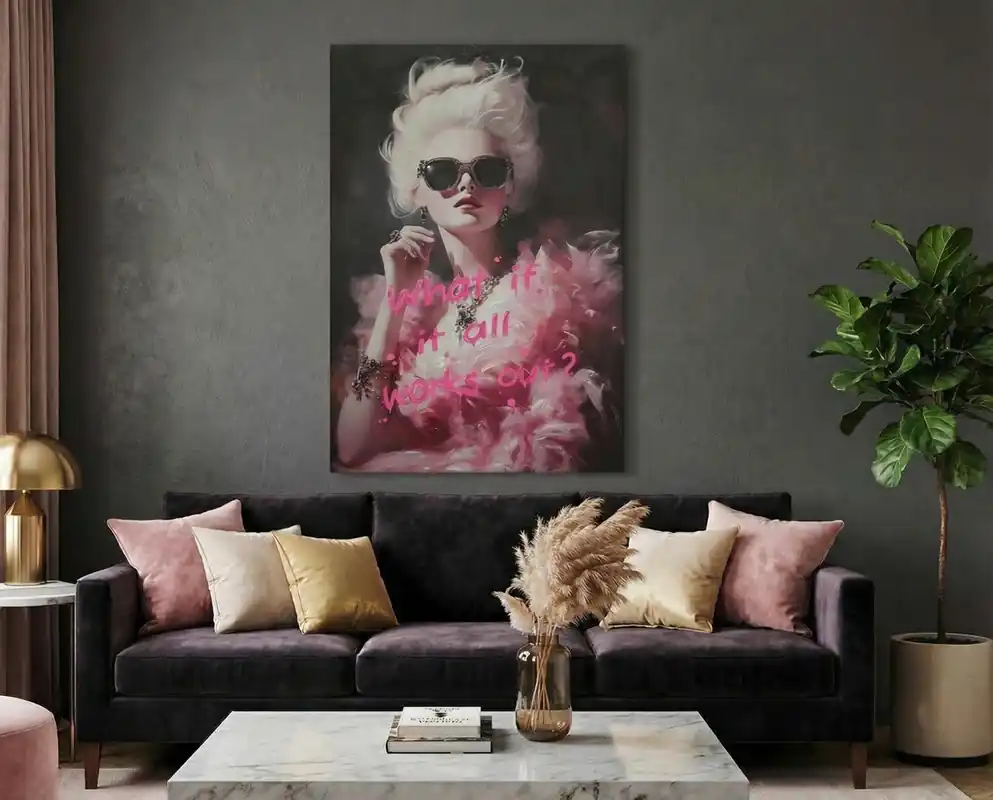 Classy Art What If It All Works Out Wrapped Canvas Wall Art - 35 x 24