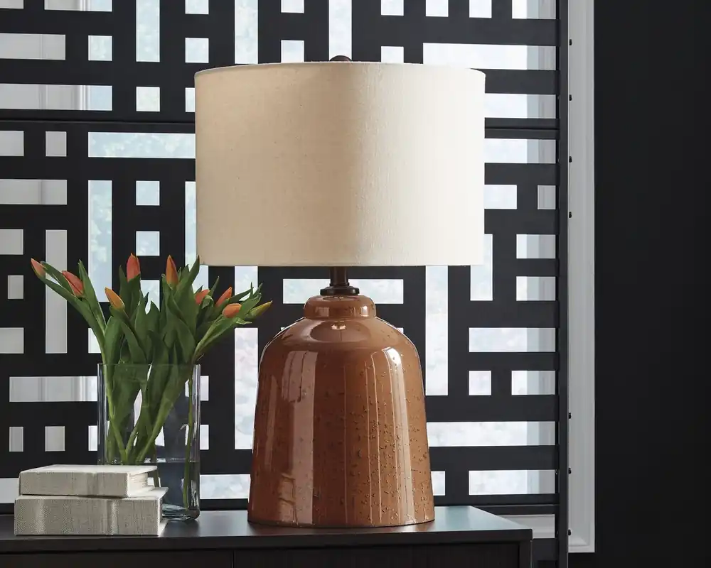 Ashley Aaleahya Glass Table Lamp
