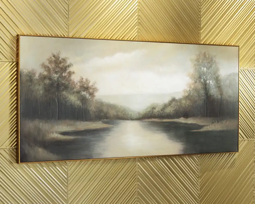 Ashley Edendale Framed Canvas Wall Art - 36 x 80