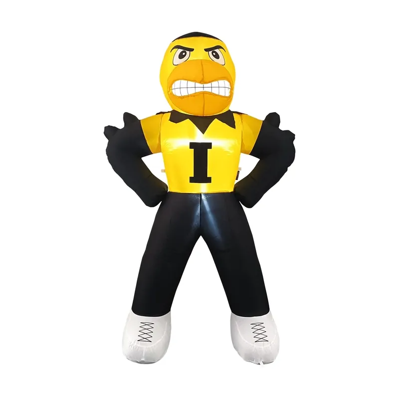 Logo Brands Iowa Hawkeyes 7-Foot Inflatable Mascot