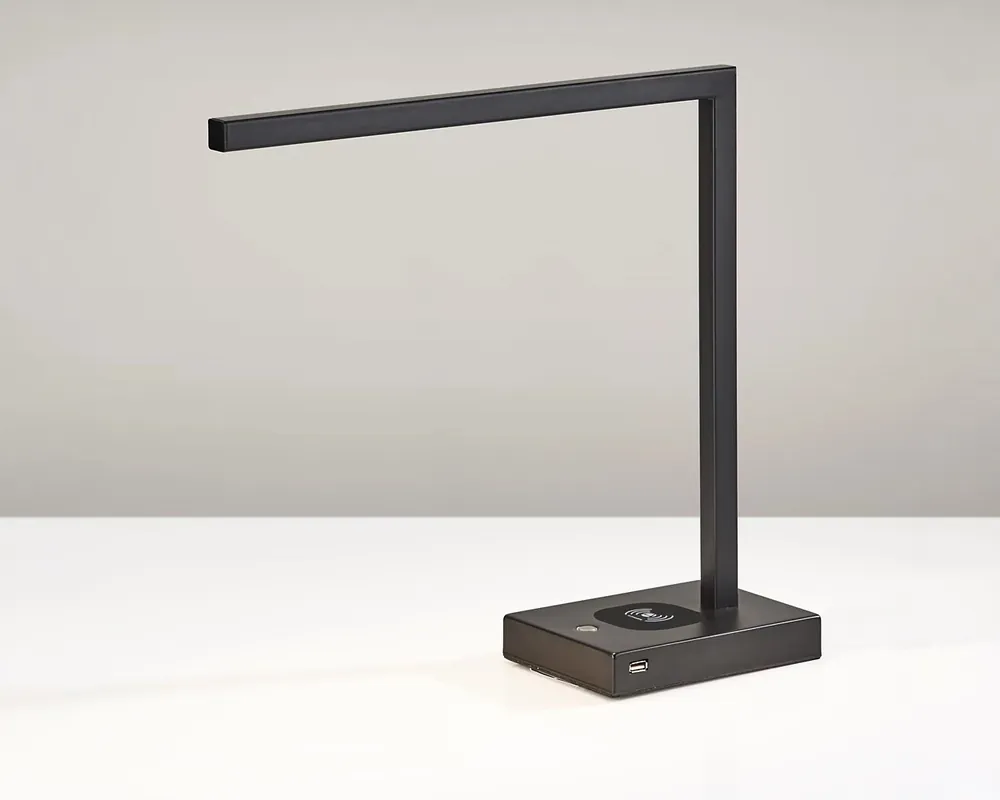 Adesso Inc. Aidan LED Desk Lamp with Charging Pad