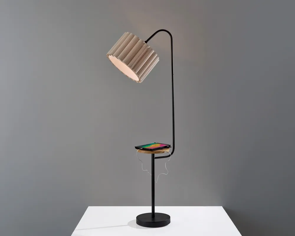 Adesso Inc. Caldwell Floor Lamp with Shelf