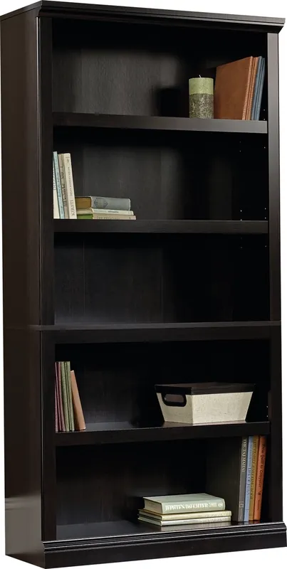 Sauder Select Estate Black Bookcase