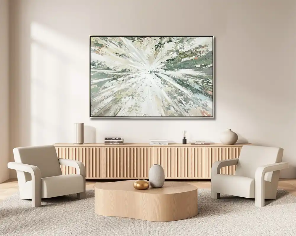 Streamline Art Verdant Radiance Framed Canvas Wall Art - 40 x 60