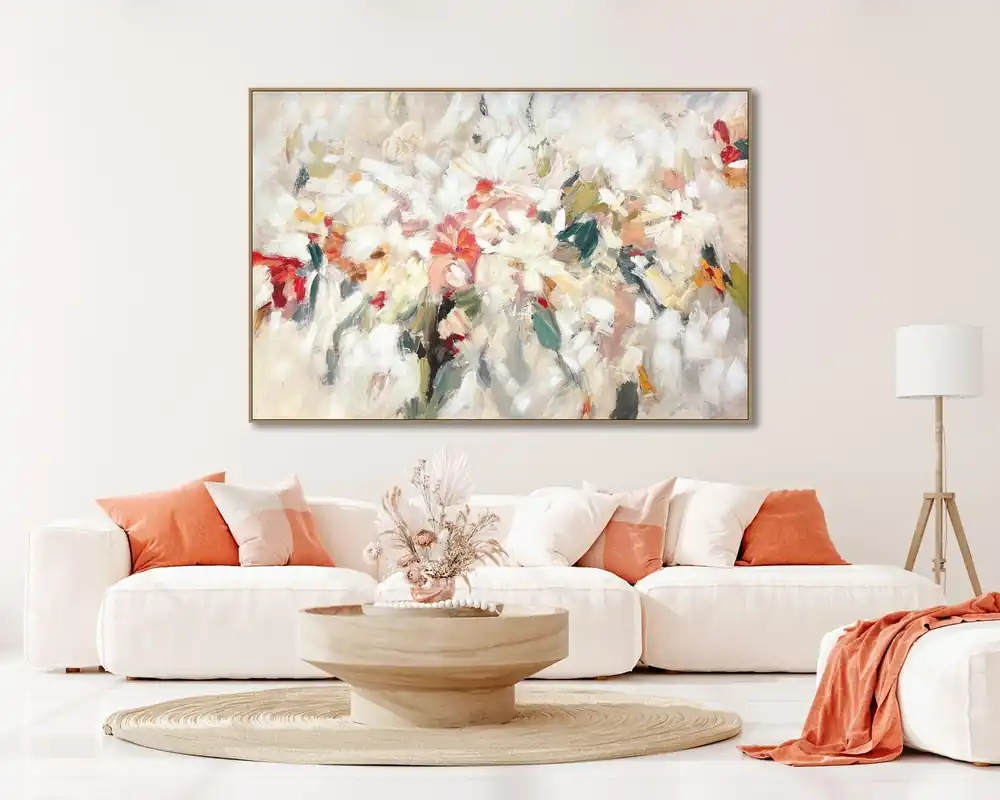 Streamline Art Elysian Bloom Framed Canvas Wall Art - 40 x 61