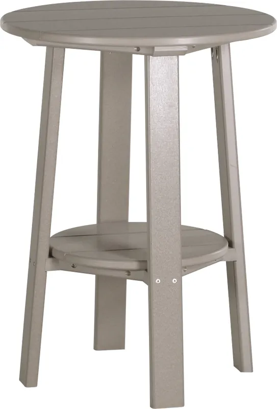 Amish Outdoors Deluxe 28-Inch Weatherwood Side Table