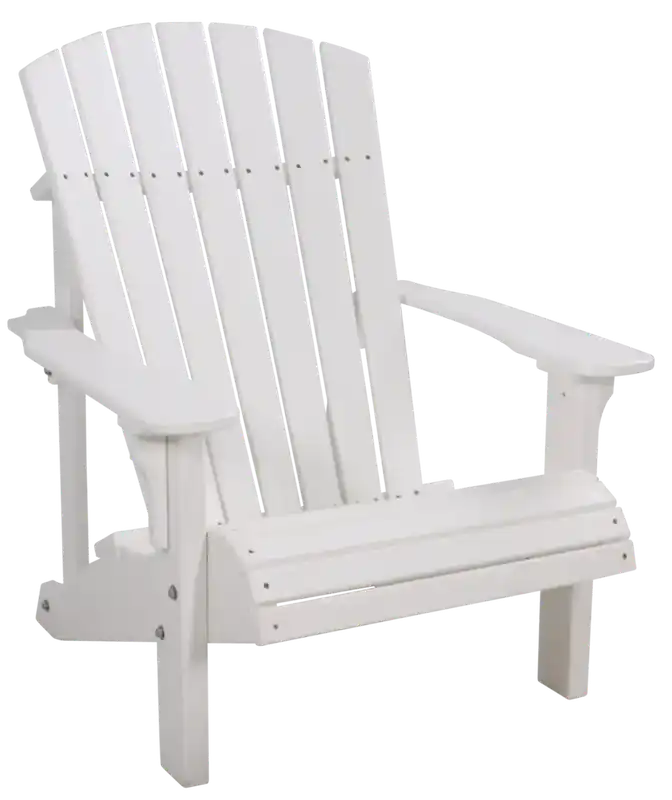 Amish Outdoors Deluxe White Adirondack Chair