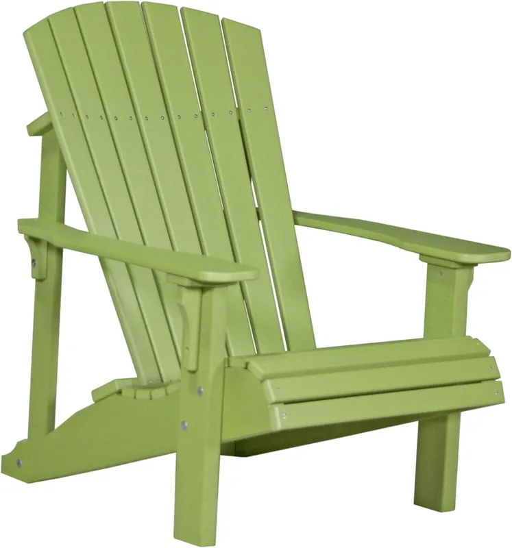 Amish Outdoors Deluxe Lime Green Adirondack Chair