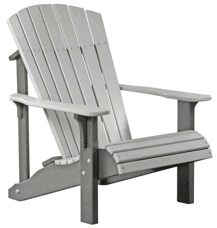 Amish Outdoors Deluxe Gray/Slate Adirondack Chair