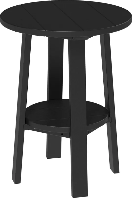 Amish Outdoors Deluxe 28-Inch Black Side Table