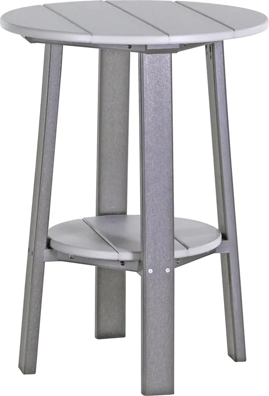Amish Outdoors Deluxe 28-Inch Gray/Slate Side Table