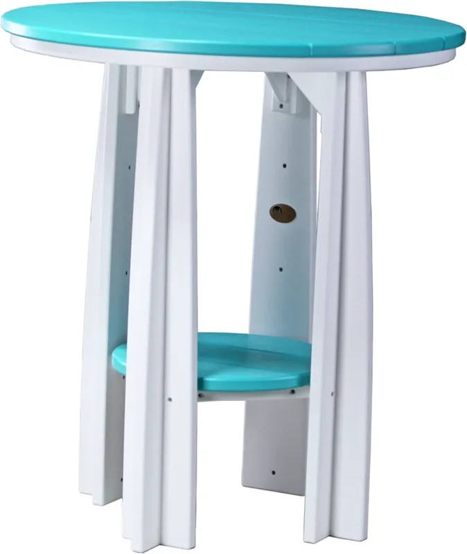 Amish Outdoors Aruba/White Balcony Dining Table