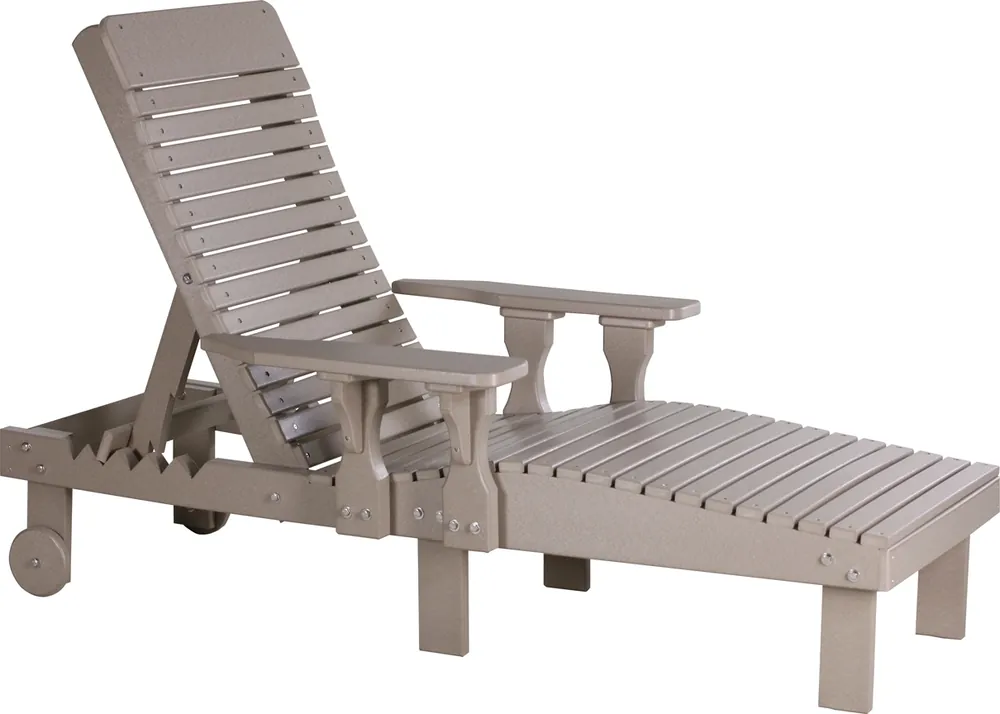 Amish Outdoors Weatherwood Adirondack Lounge Chair