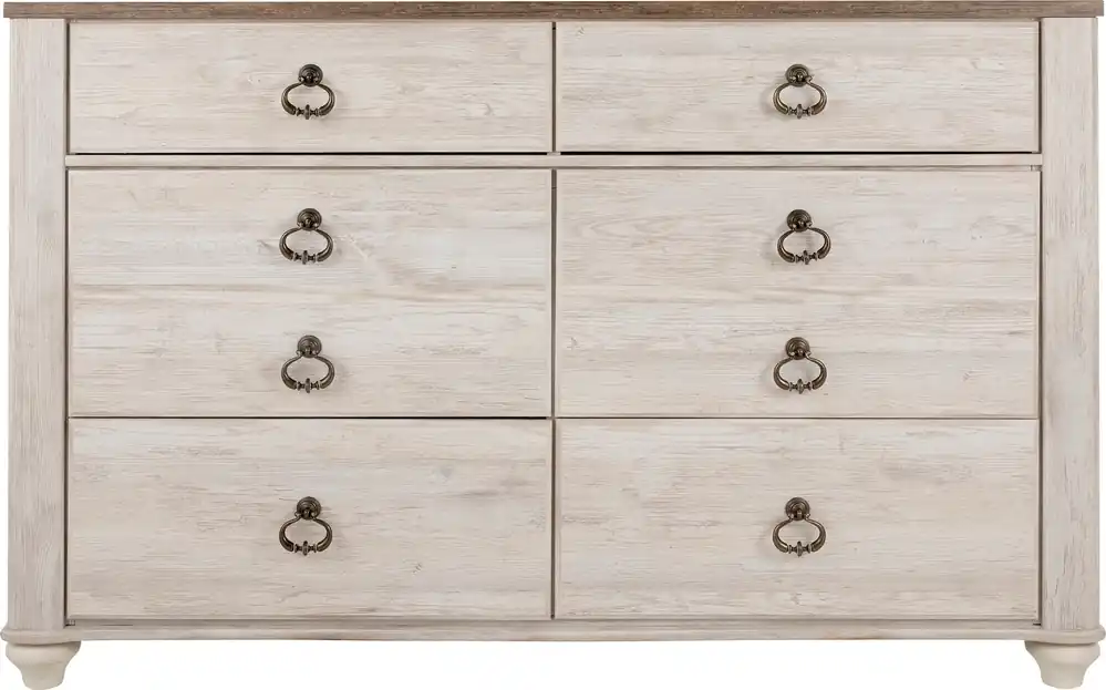 Ashley Willowton White Dresser