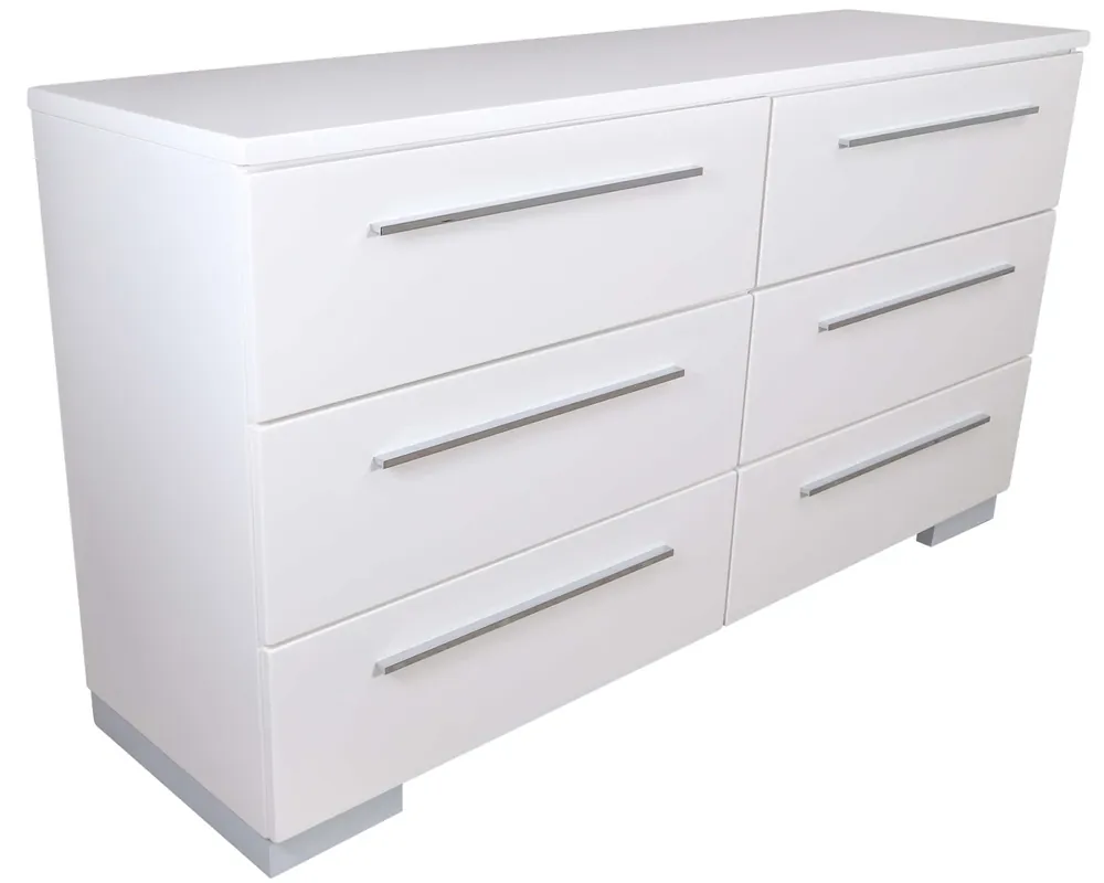 New Classic Sapphire White Dresser