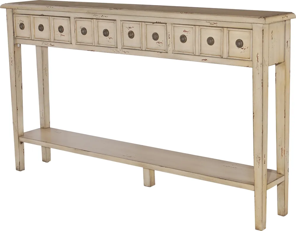 Powell Sadie Cream Console Table
