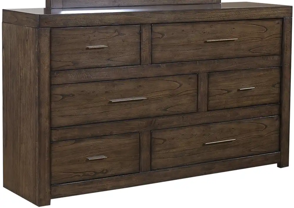 Aspen Modern Loft Brown Dresser