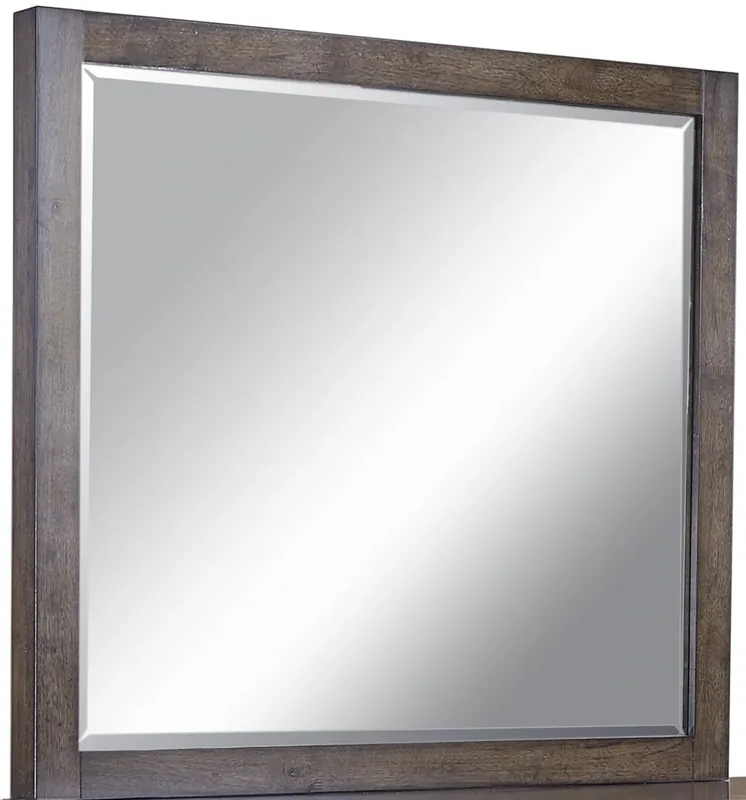 Aspen Modern Loft Brown Mirror