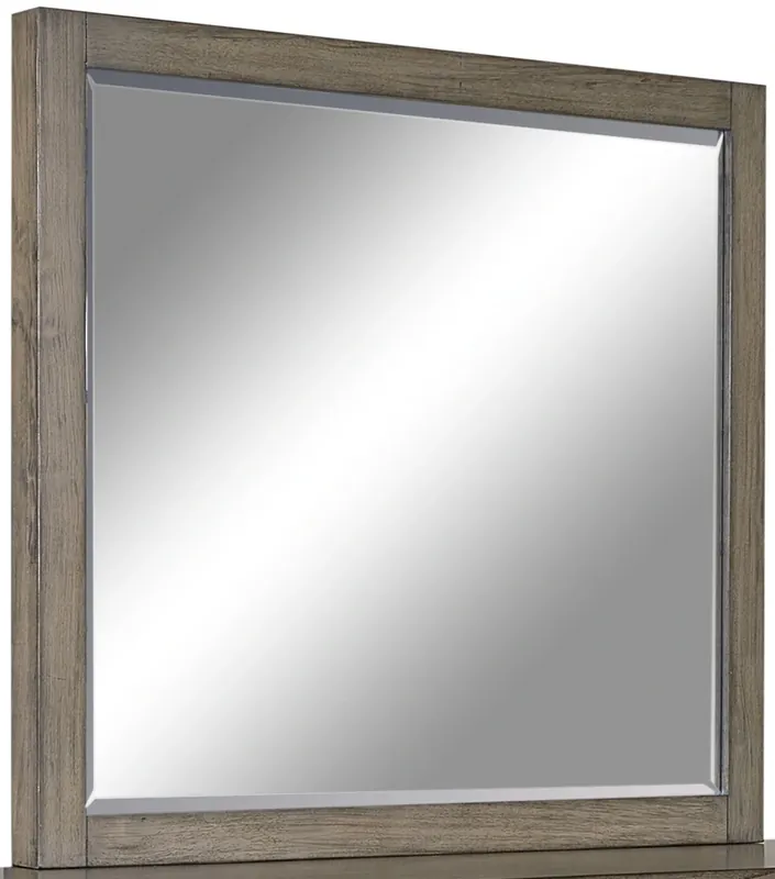 Aspen Modern Loft Gray Mirror