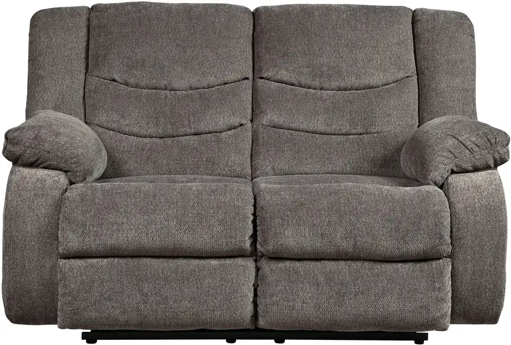Ashley Tulen Gray Reclining Loveseat