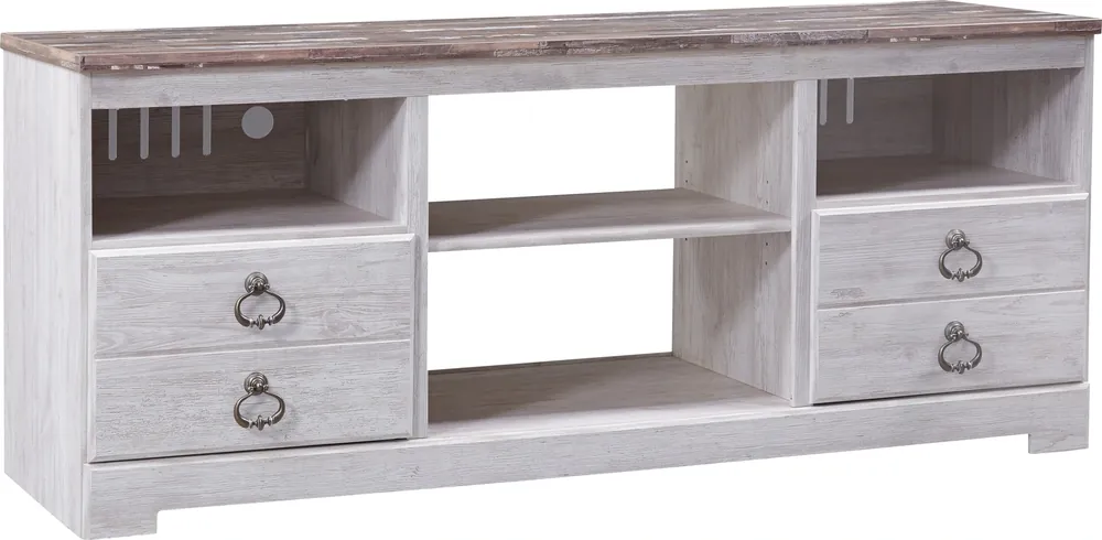 Ashley Willowton 64-Inch White TV Stand