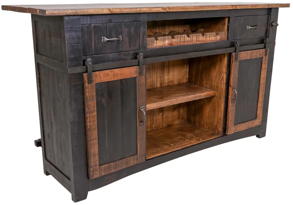 Int'l Furniture Pueblo Black Bar